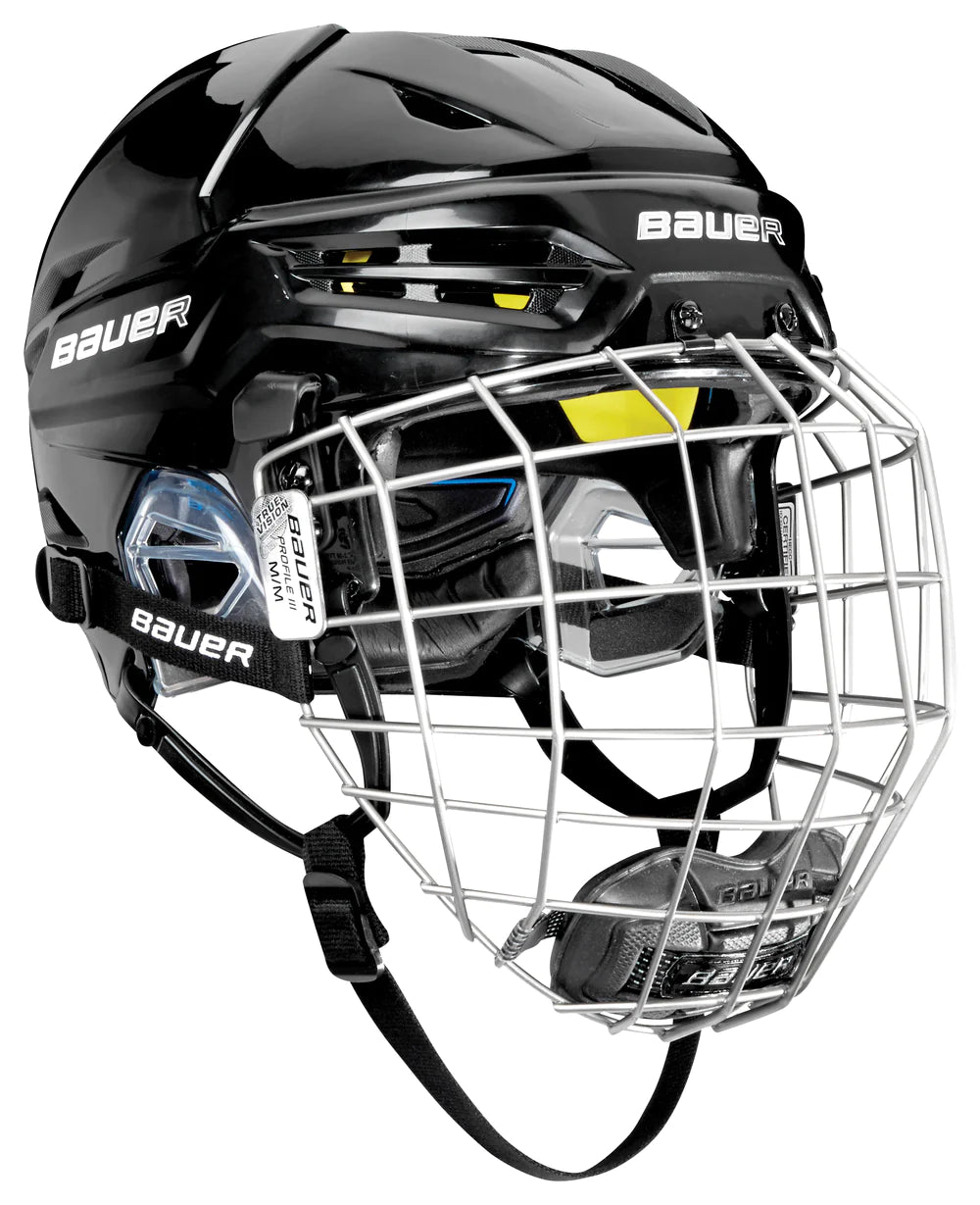 BAUER RE-AKT 95 HELMET COMBO BLK