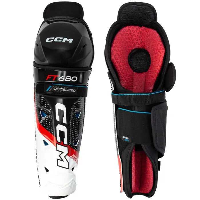 CCM JETSPEED FT680 SHIN GUARD - SR
