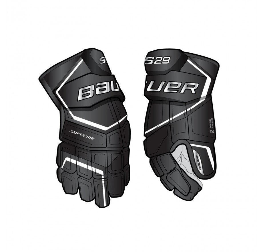BAUER S29 HOCKEY GLOVES - JUNIOR
