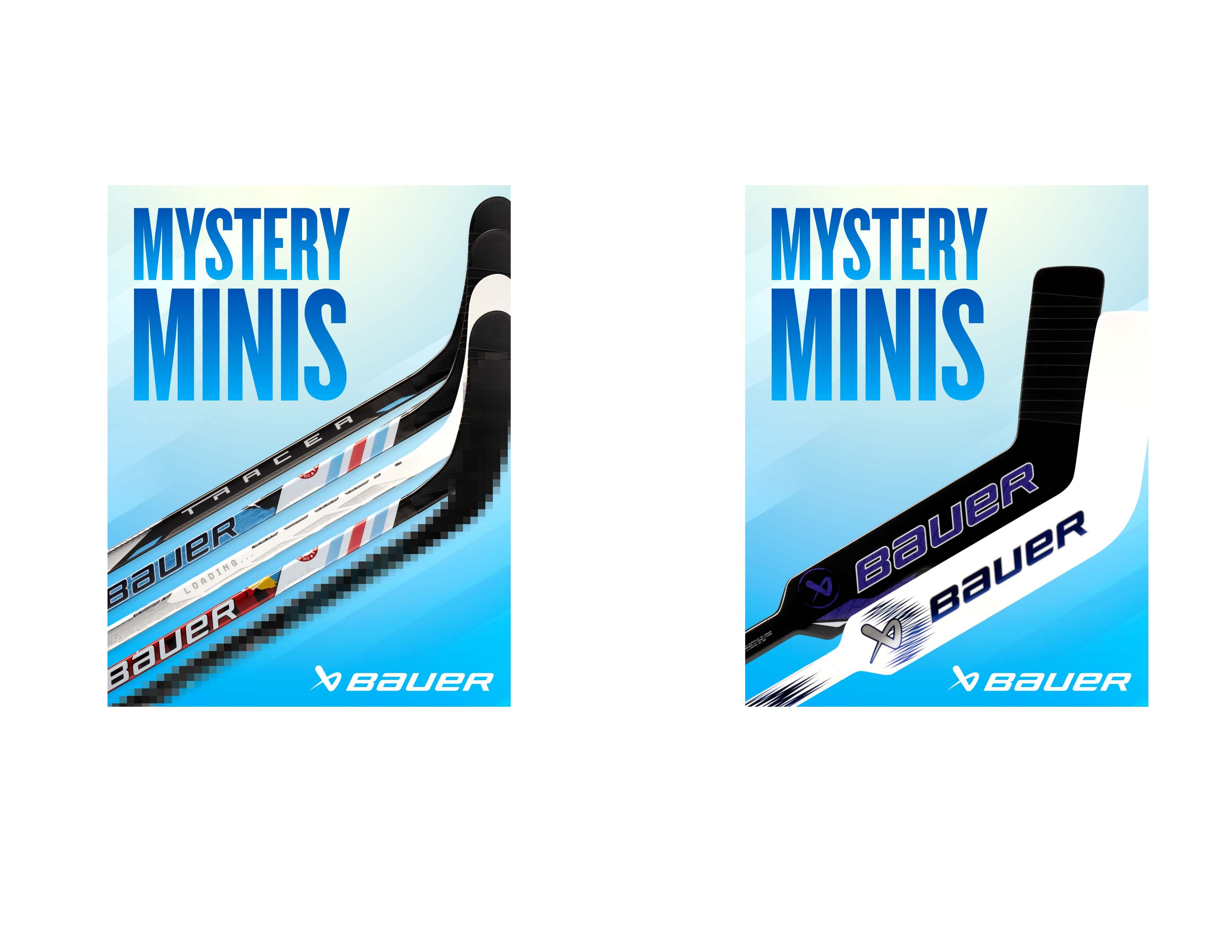 Bauer Mini Stick Rack 2024 BAUER MYSTERY MINI STICKS – Knoxville Ice Bears Pro Shop