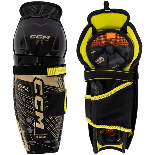 CCM TACKS AS-V PRO SHIN GUARDS - YOUTH