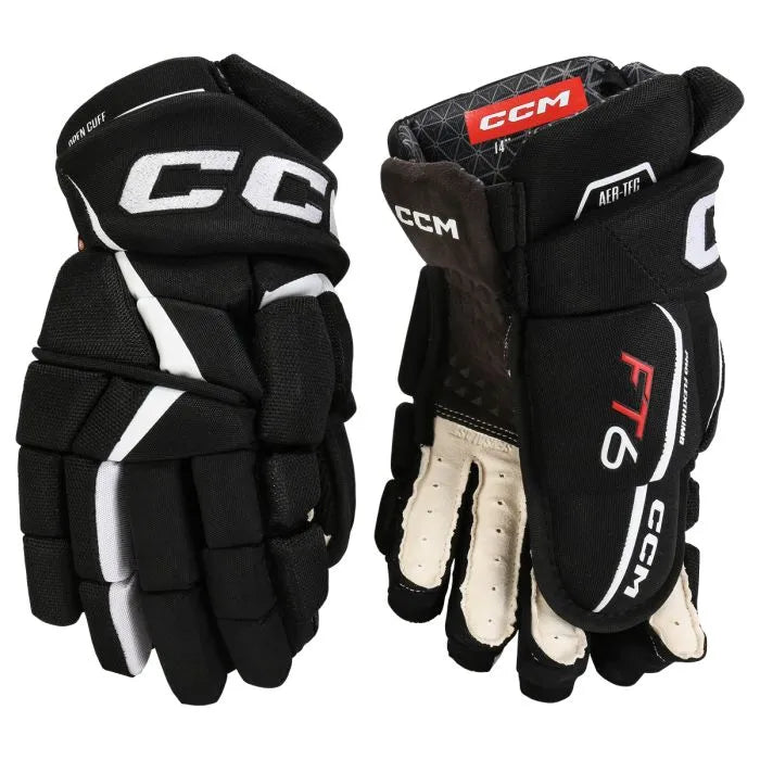 CCM FT6 GLOVES - JUNIOR