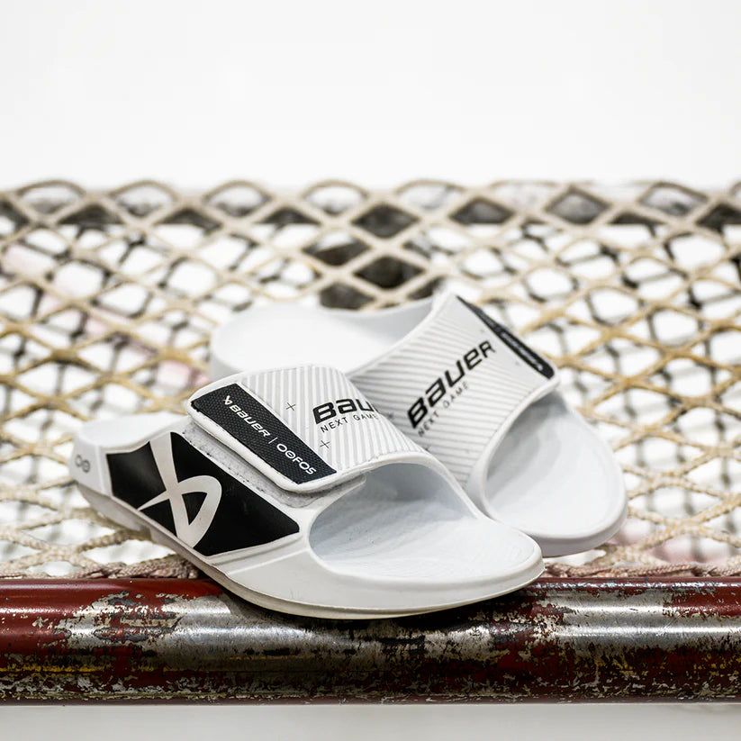 S23 BAUER OOFOS SLIDE - WHITE